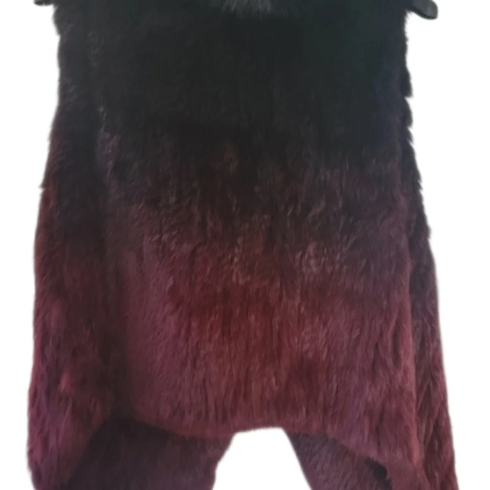 La Fiorentina Black and Burgundy Teddy Jacket - Picture 3 of 3
